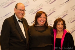 SVF Board Chair Barry Cohen, Jamie Barton, and Gala Committee Chair Naomi Cohen
